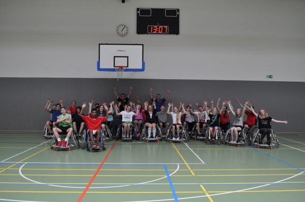 9d Projekttag Rollstuhlsport
